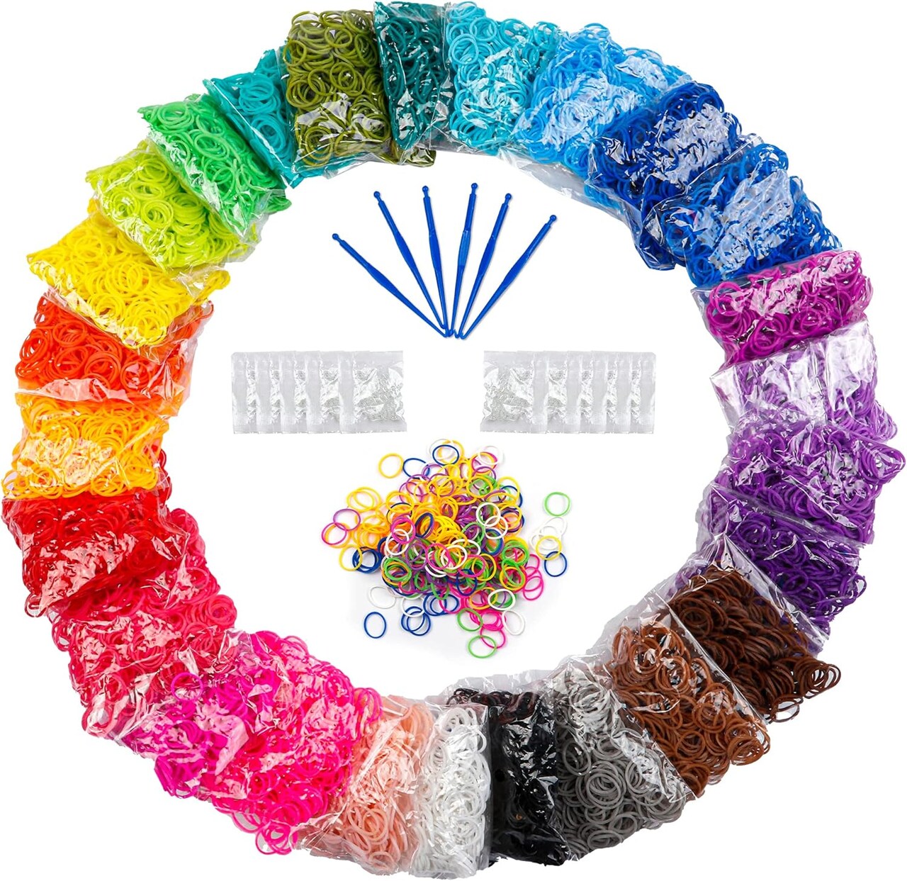 12730+ Loom Rubber Bands Premium Bracelet Making Kit for Weaving(Multicolor)
